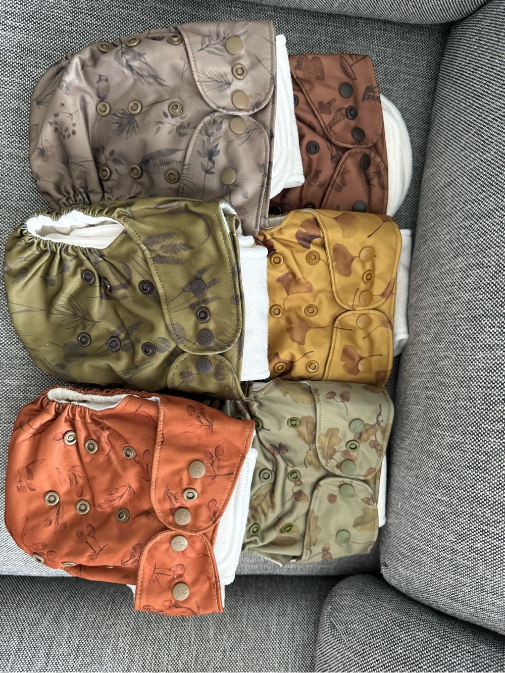Elskbar Cloth Diapers Set of 6. New unwashed OS from Denmark